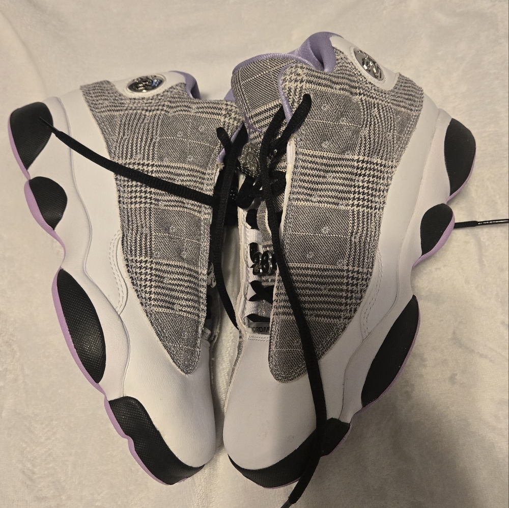 Jordan 13Retro Houndstooth Size 5.5 Color Grey/Purple - Picture 5 of 14
